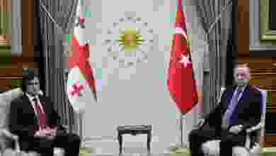 Cumhurbaşkanı Erdoğan , Gürcistan Başbakanı Kobakhidze ile görüştü