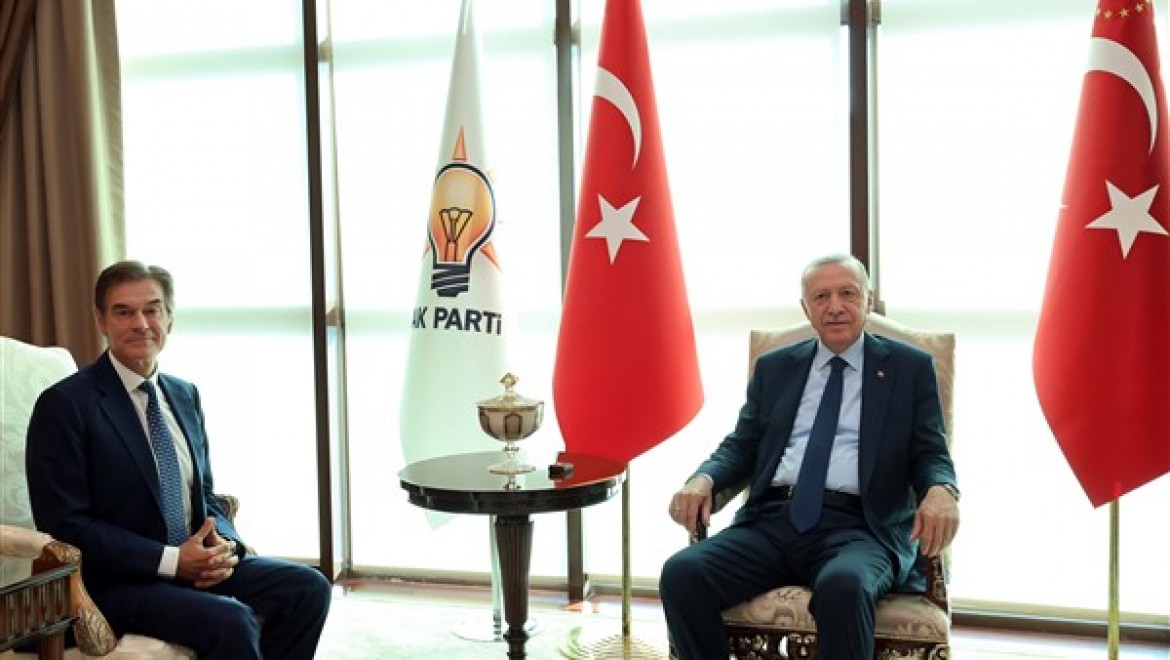 Cumhurbaşkanı Erdoğan, Prof. Dr. Mehmet Öz'ü ağırladı