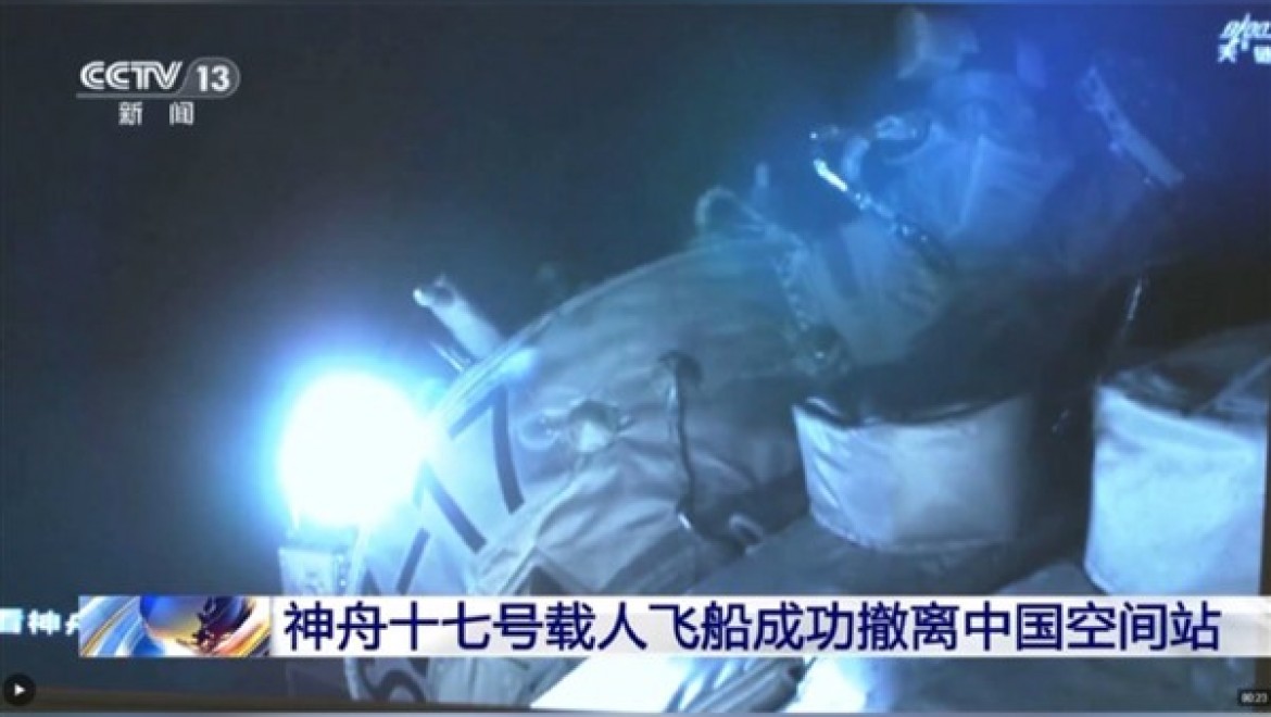 Shenzhou-17 uzay aracı Çin Uzay İstasyonu'ndan ayrıldı