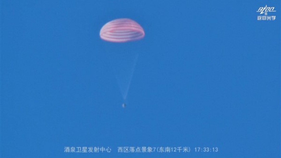 Shenzhou-17 Dünya'ya indi