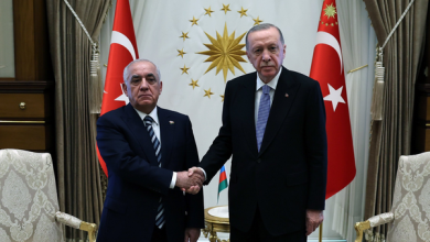 Cumhurbaşkanı Erdoğan, Azerbaycan Başbakanı Asadov ile bir araya geldi