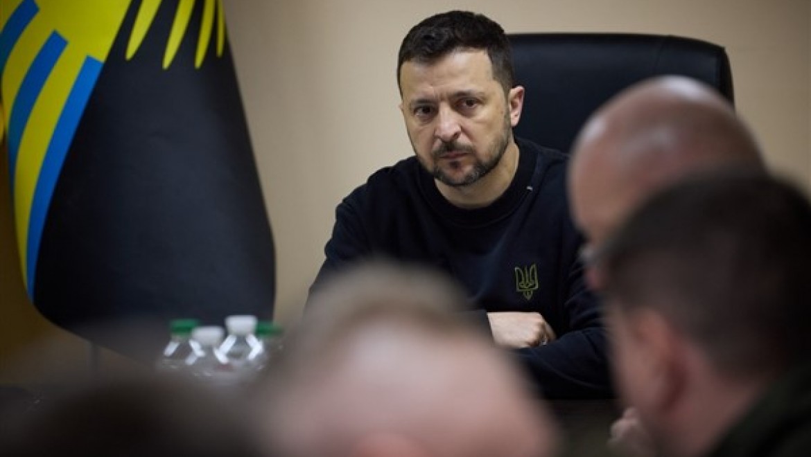 Zelenski, Donetsk'te güvenlik durumuna ilişkin toplantı yaptı