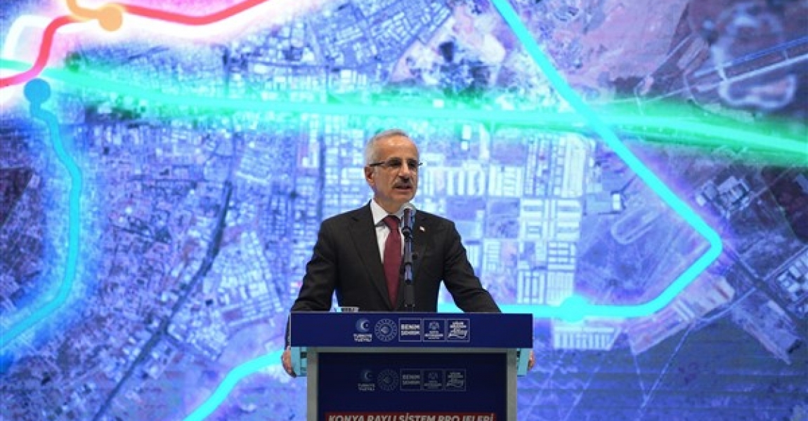 Bakan Uraloğlu: "Bakanlığımız Konya'ya 55,6 kilometre raylı sistem hattı kazandıracak"