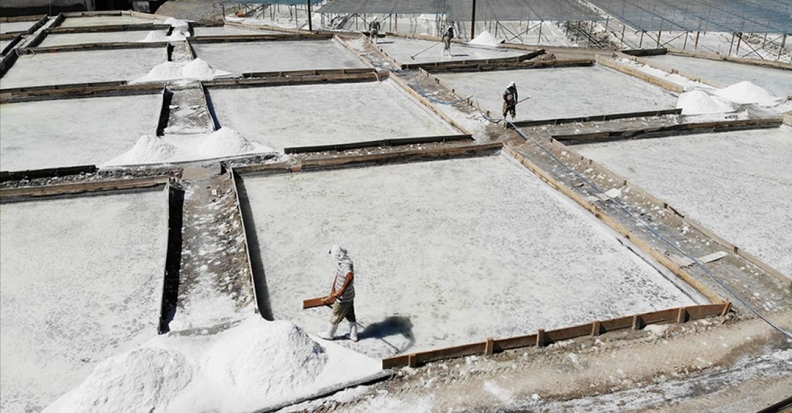 Erzincan'da doğal yöntemlerle çıkarılan Kemah tuzu tescillendi