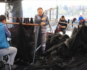 Tekirdağ'da balıkçıların "ağ mesaisi" başladı