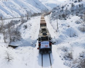 Rusya ve Çin'e gidecek ihracat trenleri Erzincan'a ulaştı