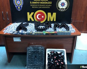 Adana'da sahte içki ve kaçakçılık operasyonunda 3 zanlı yakalandı