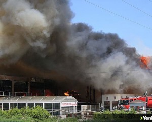 Kırklareli'nde mobilya fabrikasında çıkan yangın kontrol altına alındı