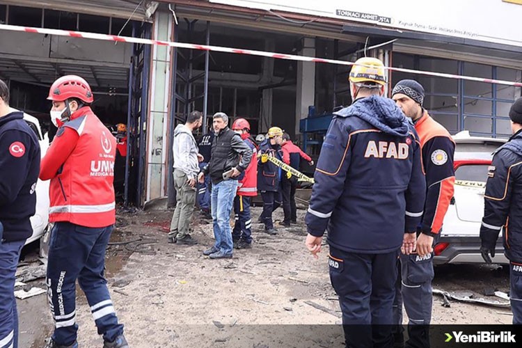 Diyarbakır'da sanayi sitesindeki bir iş yerinde patlama
