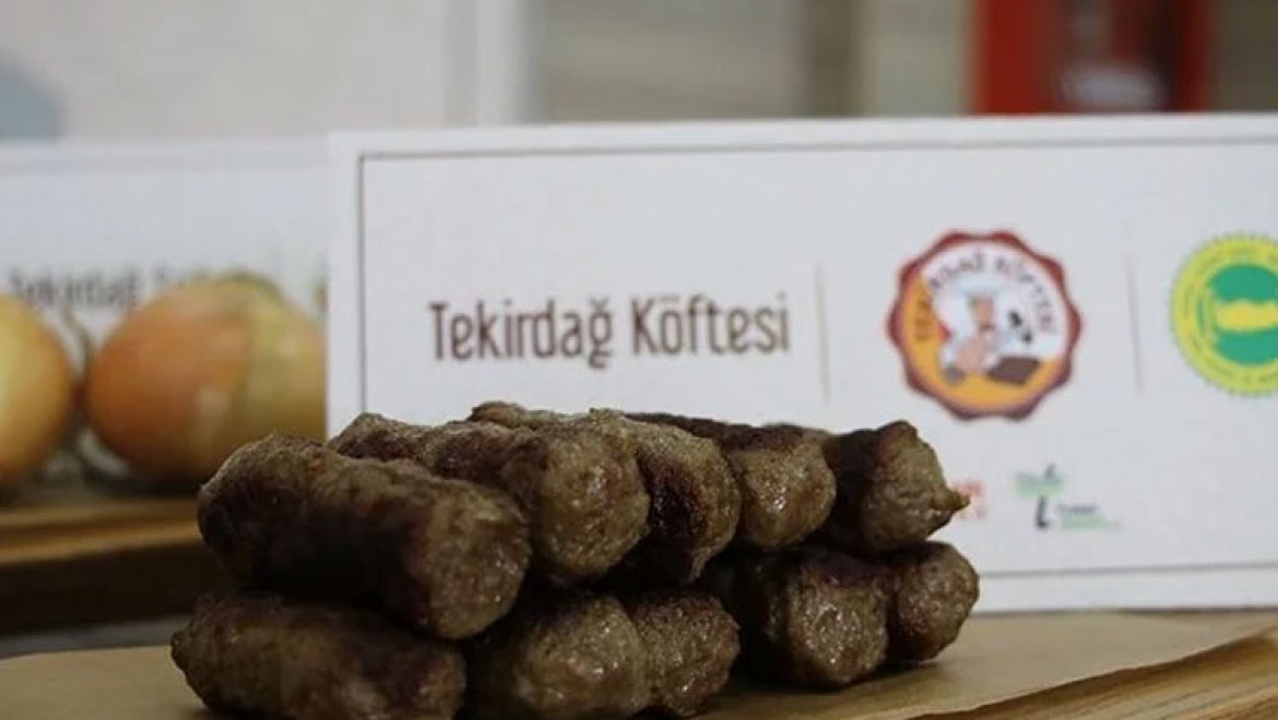 Tekirdağ'da "Türk Mutfağı Haftası" etkinliğinde tescilli lezzetler katılımcılara ikram edildi