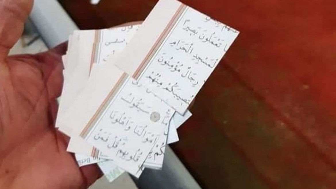 Ordu'da skandal: Kur'an-ı Kerim sayfaları konfeti şeklinde sahaya fırlatıldı