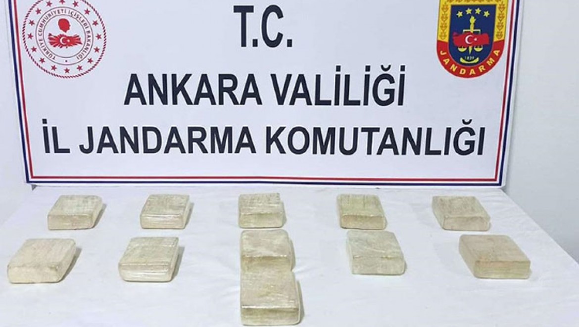 Ankara'da 5 kilo 500 gram eroin ele geçirildi