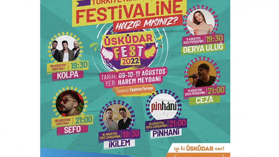 Türkiye'nin en genç festivali Üsküdar'da…