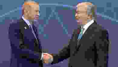 Cumhurbaşkanı Erdoğan, Kazakistan Cumhurbaşkanı Tokayev tarafından karşılandı