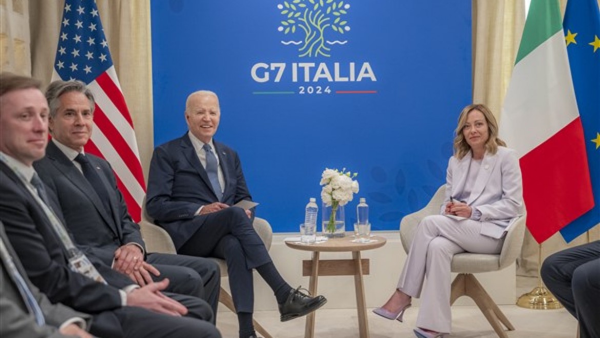 ABD Başkanı Biden, İtalya Başbakanı Meloni ile görüştü