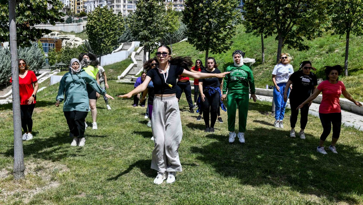 Ankara'da Parklarda Spor etkinlikleri ücretsiz gerçekleştiriliyor