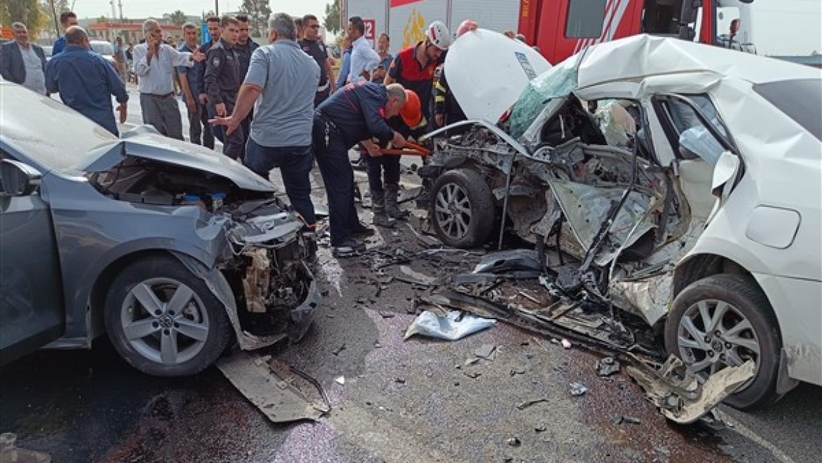 Şanlıurfa -Gaziantep karayolunda zincirleme kaza