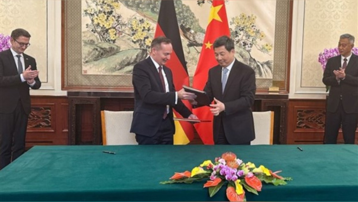 Çin ve Almanya, veri transferi için anlaşma imzaladı
