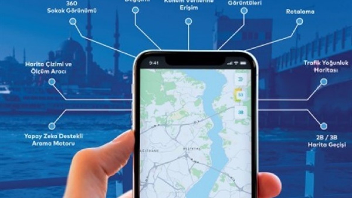 Harita İstanbul uygulaması kullanıcıların hizmetine sunuldu