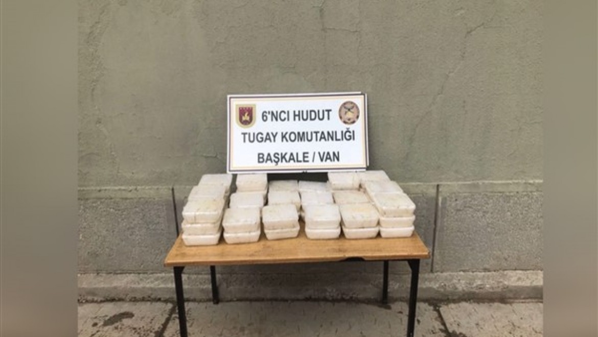 Van sınırında 48 bin 234 gram uyuşturucu madde ele geçirildi