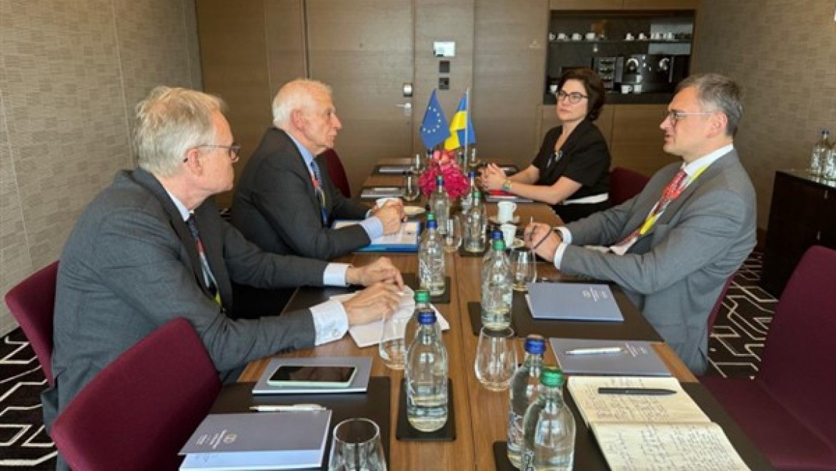 Ukrayna Dışişleri Bakanı Kuleba, AB Dışişleri Yüksek Komiseri Borrell ile görüştü
