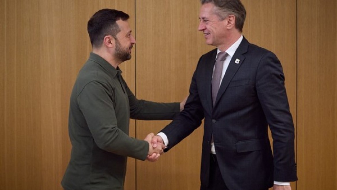Ukrayna Devlet Başkanı Zelenski, Slovenya Başbakanı Golob ile görüştü