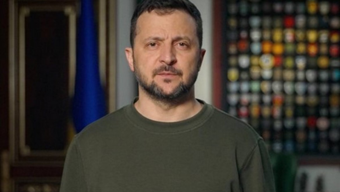Zelenski: İnsanlara yardım etmek için çabalayan herkes Ukrayna'nın moraline güç katıyor