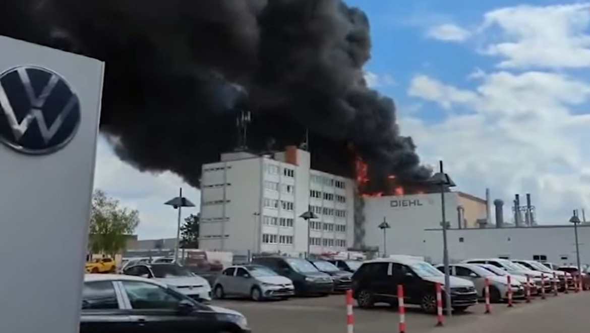 Almanya'da silah fabrikasında yangın