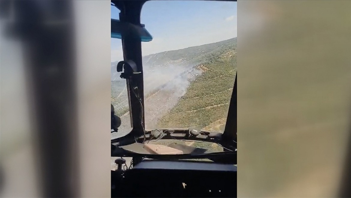 İzmir'in üç ilçesinde çıkan orman yangınlarına müdahale ediliyor