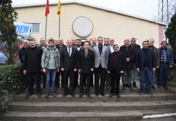 Başkan Yazıcı'dan Organize Deri Sanayi Motorlu Taşıyıcılar Kooperatifi ziyareti