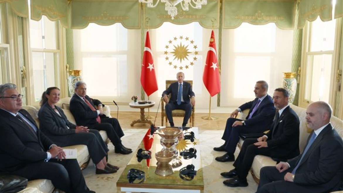 Cumhurbaşkanı Erdoğan, Yeni Zelanda Başbakan Yardımcısı Peters'ı kabul etti