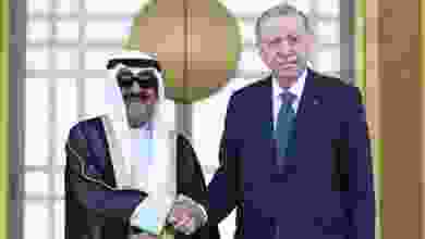 Cumhurbaşkanı Erdoğan, Kuveyt Devlet Emiri El Sabah'ı resmi törenle karşıladı