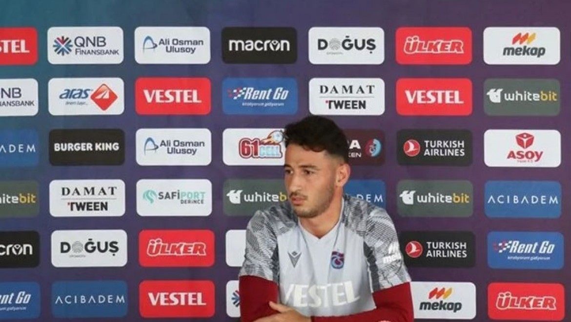Trabzonspor'un genç oyuncusu Arif Boşluk hedeflerini anlattı