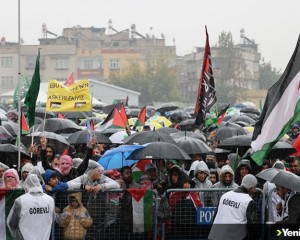 İsrail'in Gazze'ye yönelik saldırıları Gaziantep'te protesto edildi