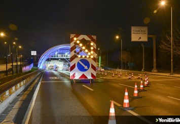 Avrasya Tüneli bakım çalışması nedeniyle trafiğe kapatıldı