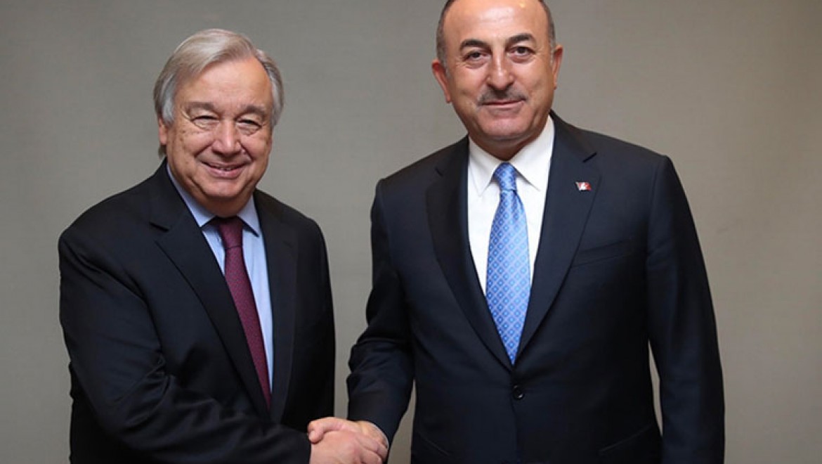 Dışişleri Bakanı Çavuşoğlu, BM Genel Sekreteri Guterres ile telefonda görüştü