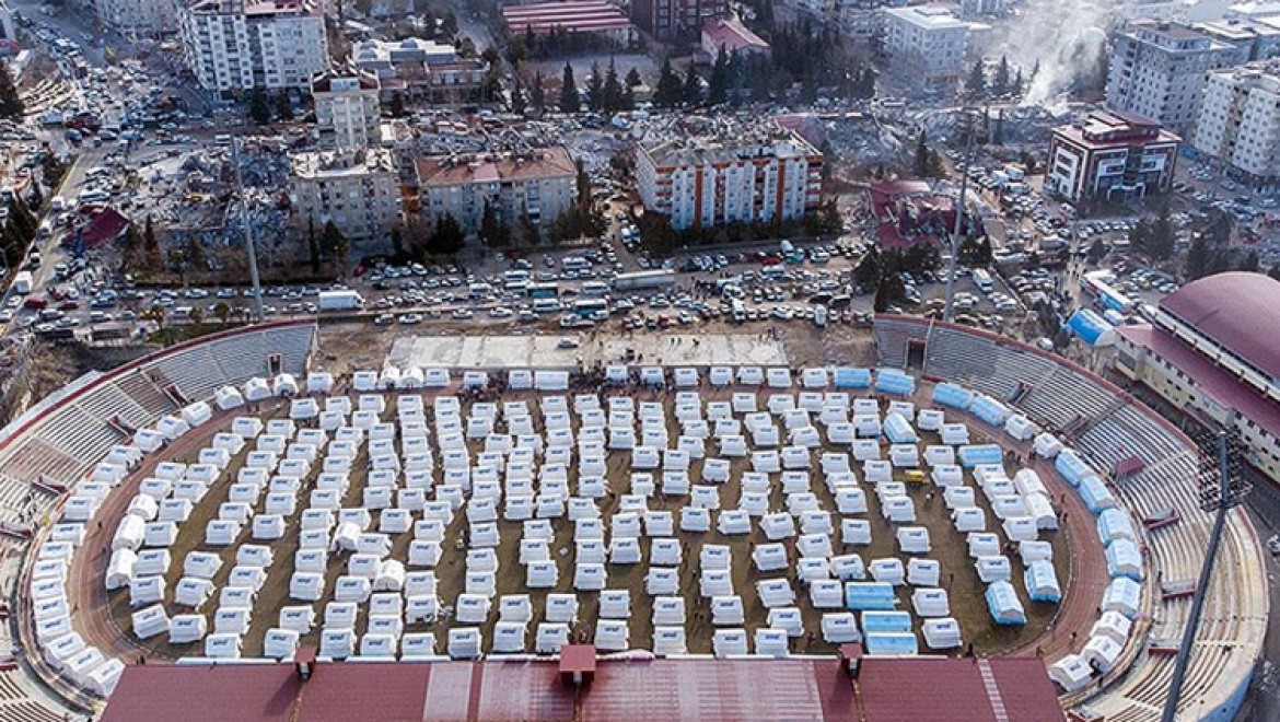 Deprem bölgesinde 50 bin 818 AFAD aile yaşam çadırının kurulumu tamamlandı