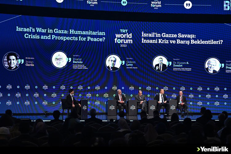 TRT World Forum'da "İsrail'in Gazze Savaşı: İnsani Kriz ve Barış Beklentileri" paneli düzenlendi