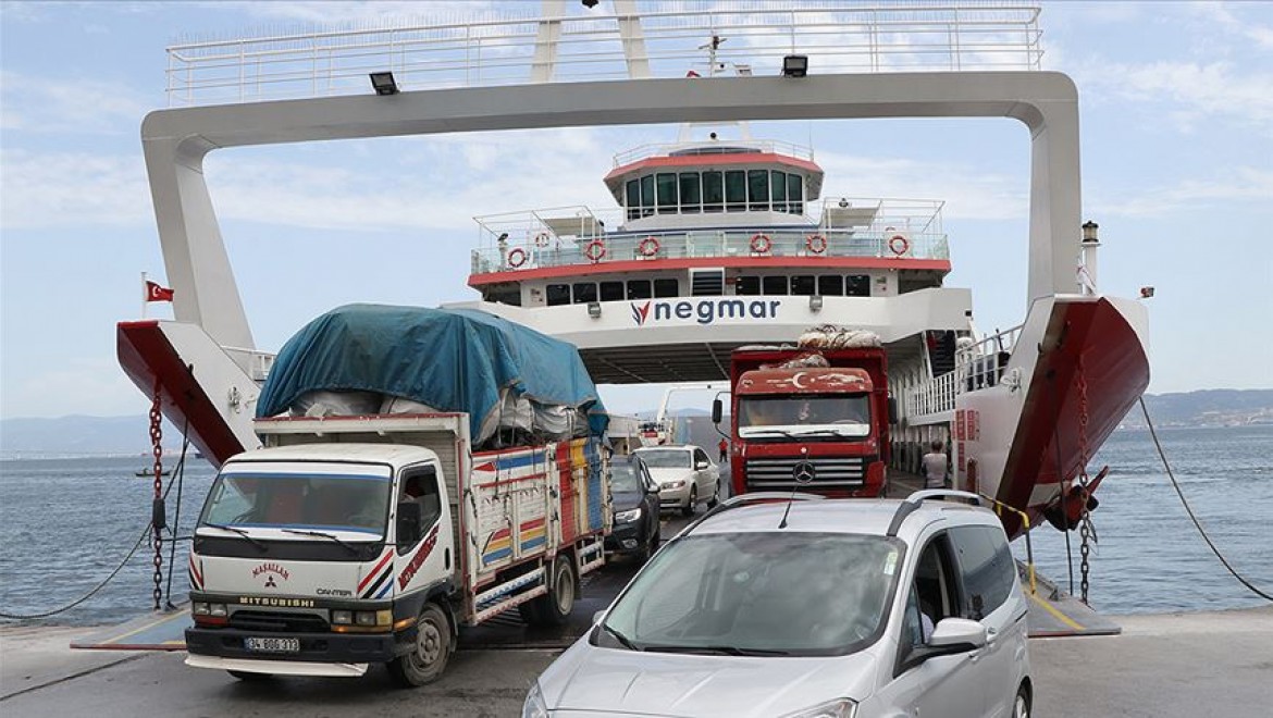 Yalova'da Ro-Ro taşımacılığında yolcu ve araçlar yasaklandı