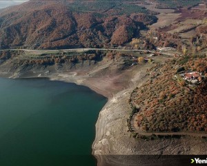 Tokat Almus Baraj Gölü'nde su, yüzde 28,8 seviyesinde bulunuyor