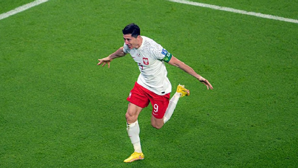 Lewandowski, Dünya Kupası'ndaki ilk golünü attı