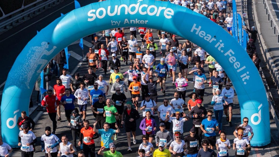 19. İstanbul Yarı Maratonu'nun Teknoloji Sponsoru Anker Soundcore Oldu