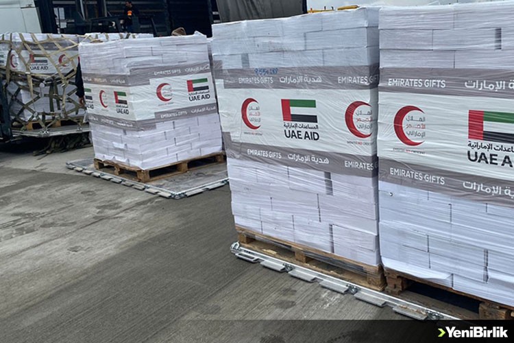 BAE, Türkiye ve Suriye'ye şimdiye kadar 240 uçakla yardım malzemesi gönderdi