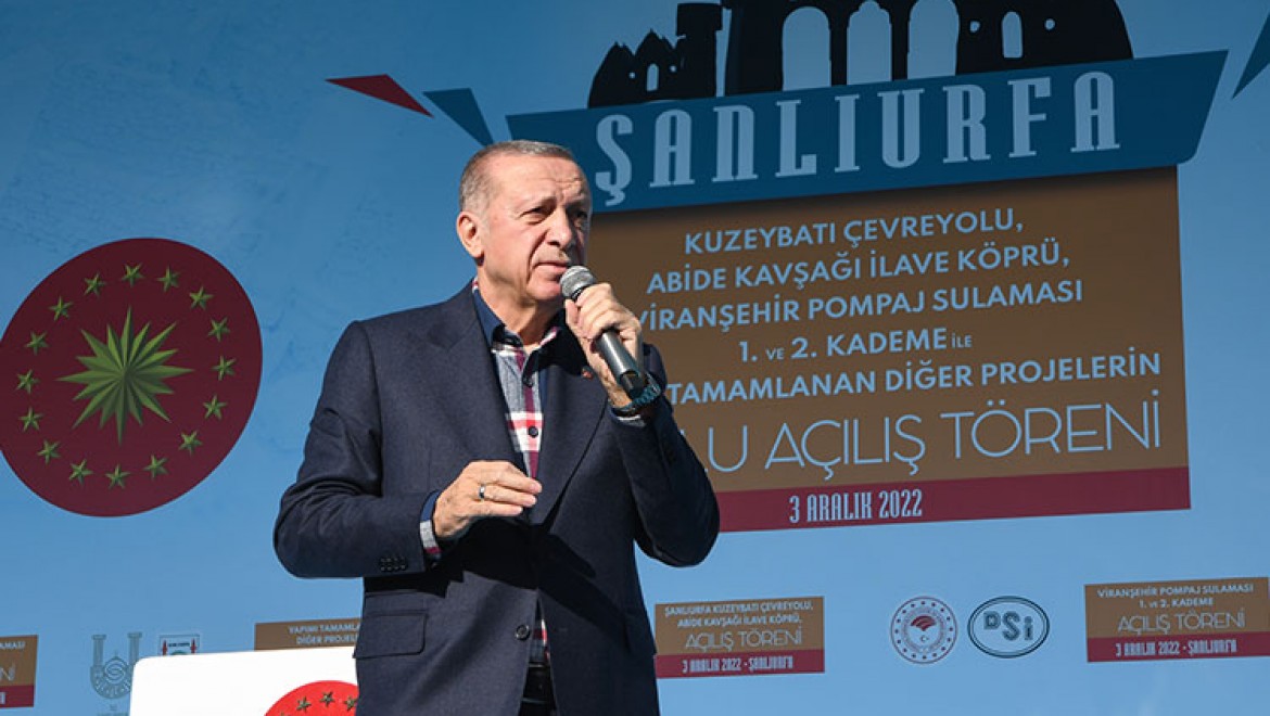 Cumhurbaşkanı Erdoğan: Güney sınırlarımız boyunca kurmakta olduğumuz 30 km'lik güvenlik şeridini muhakkak tamamlayacağız