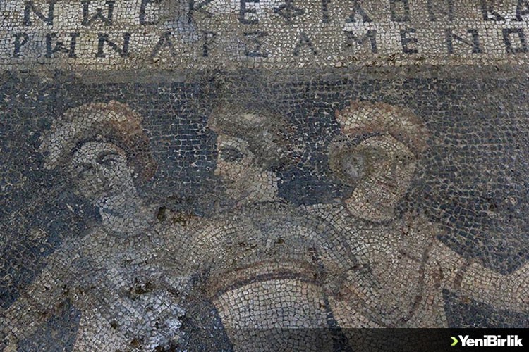 Mersin'in tarihi "Üç güzeller" mozaiği, kendisine özel müzede korunuyor